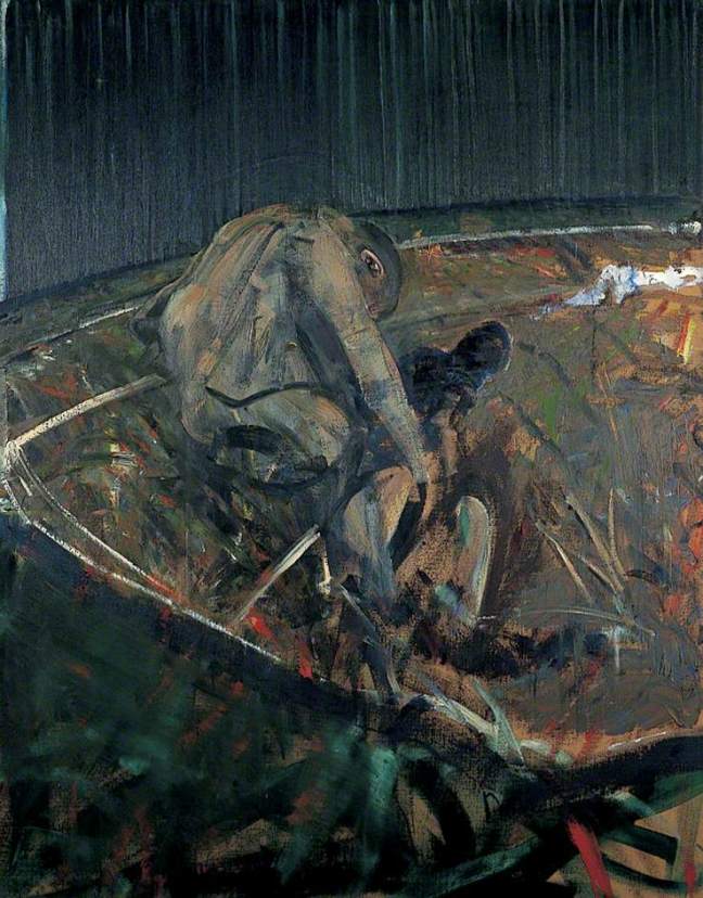 Bacon, Francis, 1909-1992; Figures in a Landscape