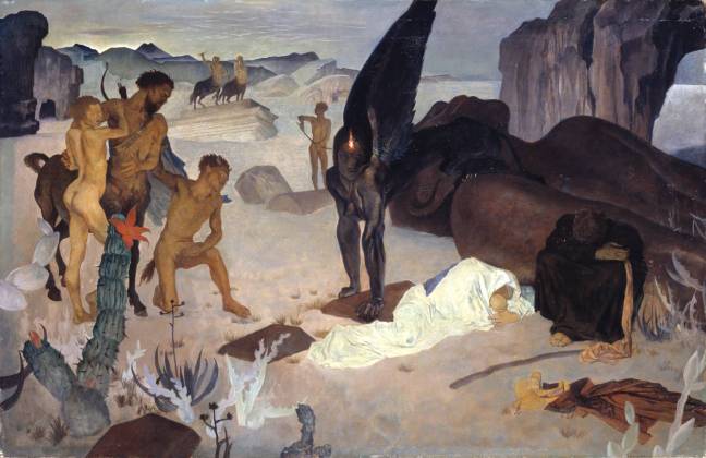 Repose on the Flight into Egypt 1922 by Glyn Warren Philpot 1884-1937